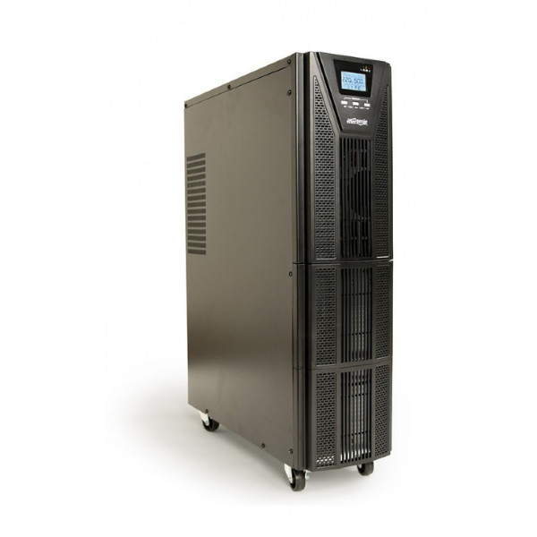 Gembird EnerGenie Online UPS, 6000 VA, 6000W, undă sinusoidală pură, USB + slot SNMP, LCD, indicații LED, 6 prize C13, pentru casă și birou mic, 53 kg